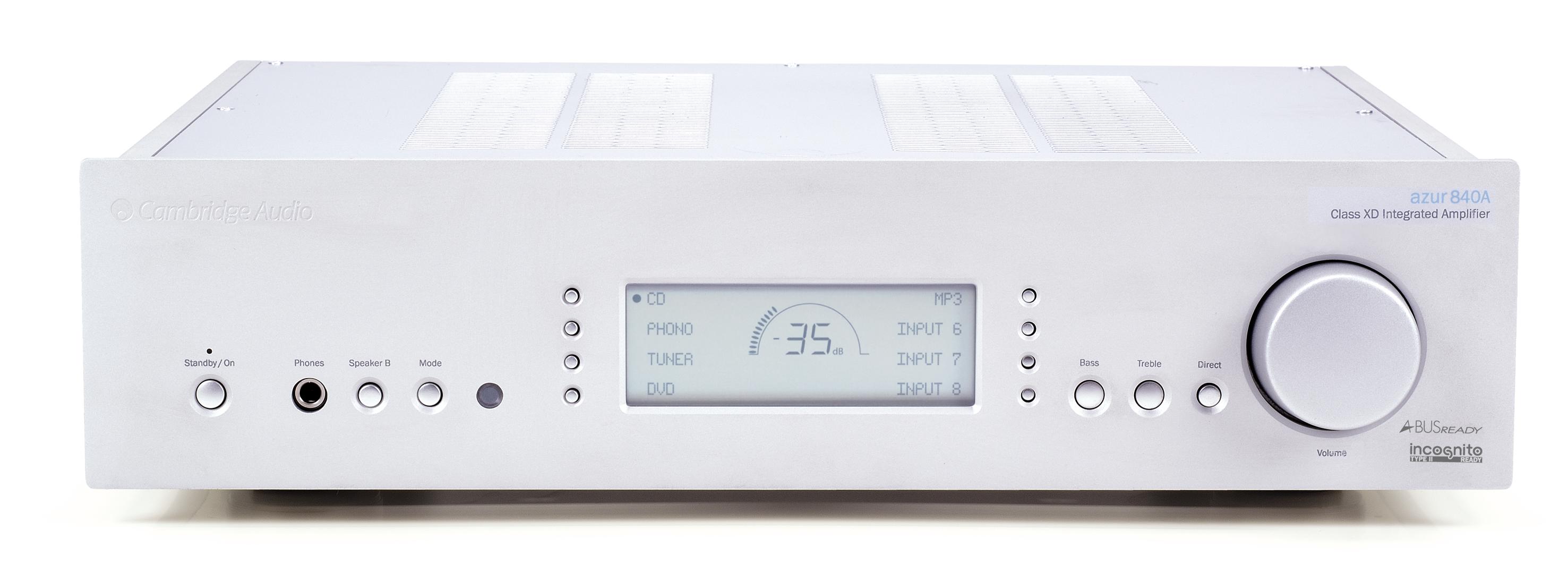 Richer Sounds CAMBRIDGE AUDIO AZUR 840A V2 Silver 120w Stereo Class XD